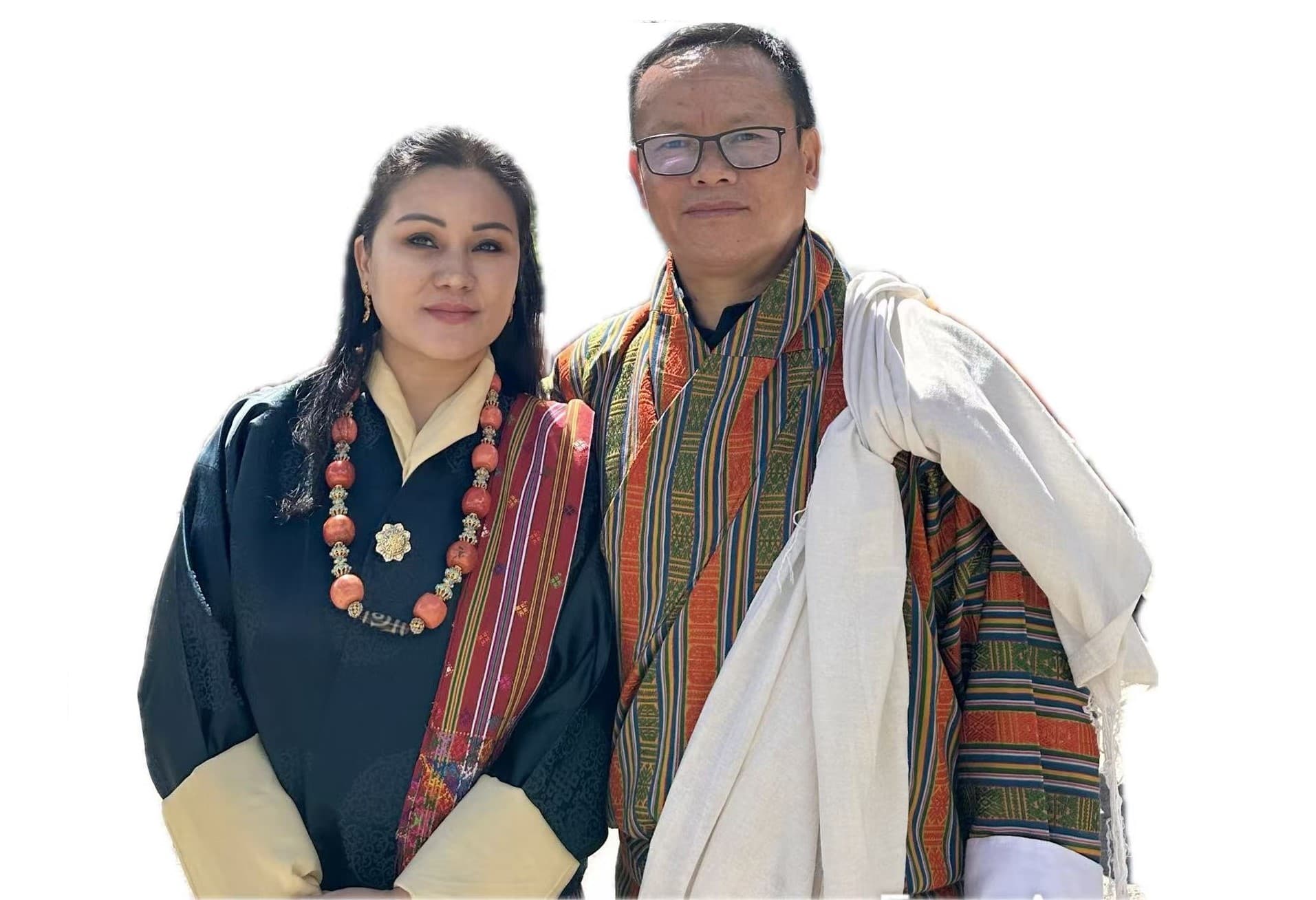 Kencho Wangdi and Tshering Bidha