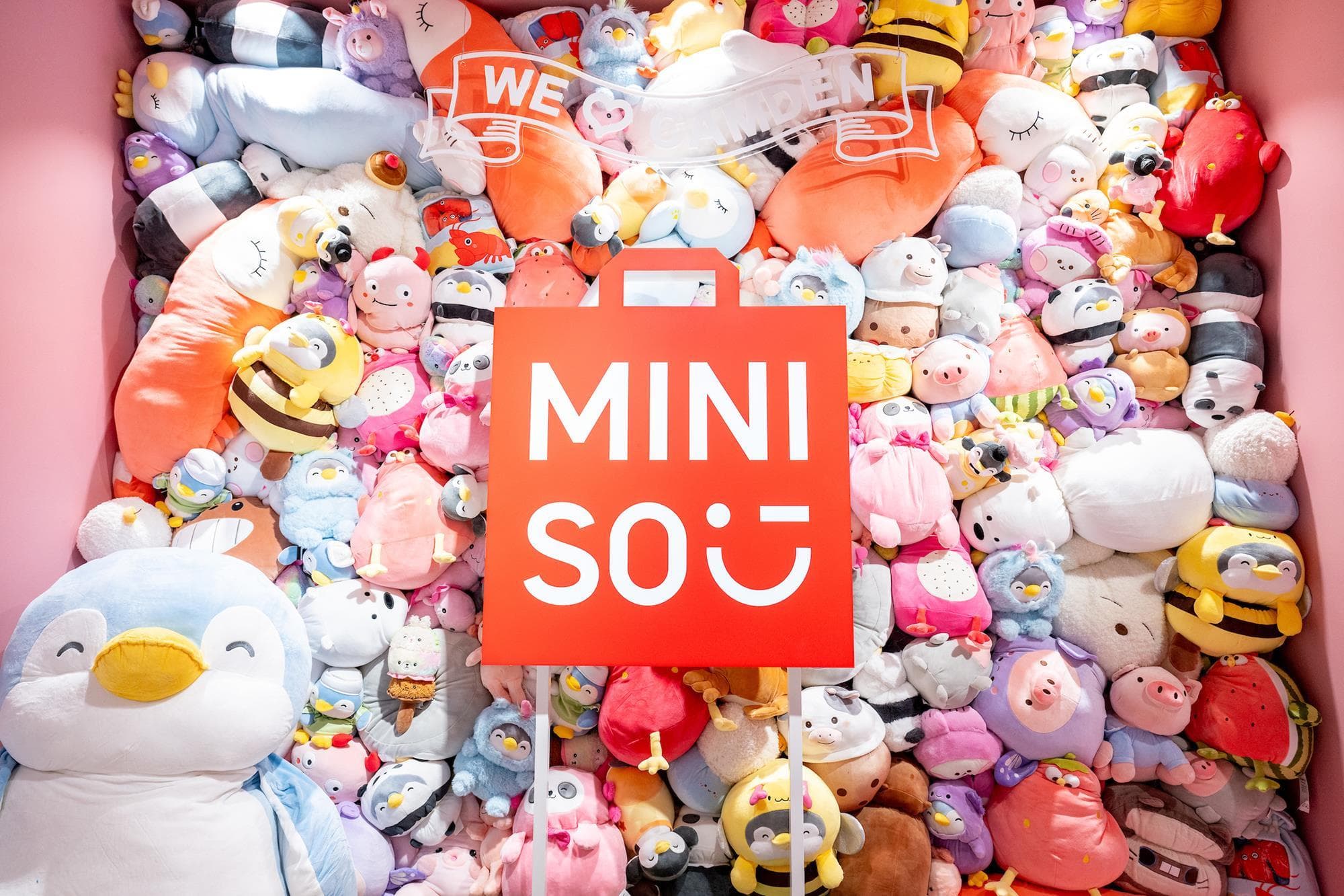 MINISO Plush Toys Section
